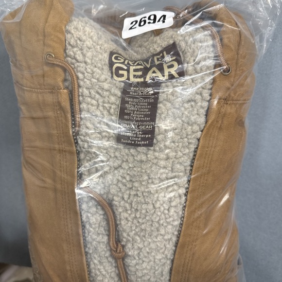 JACKET MENS‎ MEDIUM Gravel Gear Thundra 2  WORK UTILITY HOODED LINED - Picture 12 of 12